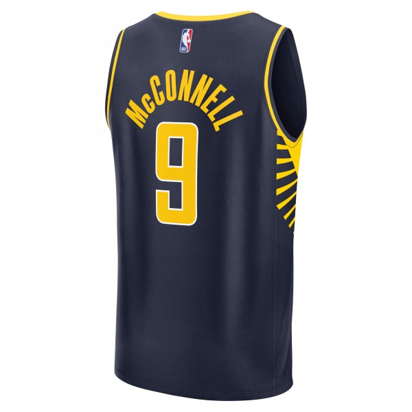Indiana Pacers T.J. McConnell Fanatics Navy Fast Break Replica Jersey - Icon Edition