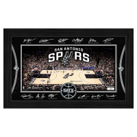 San Antonio Spurs Highland Mint 2025 Facsimile Signature Court Framed Picture