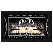 San Antonio Spurs Highland Mint 2025 Facsimile Signature Court Framed Picture