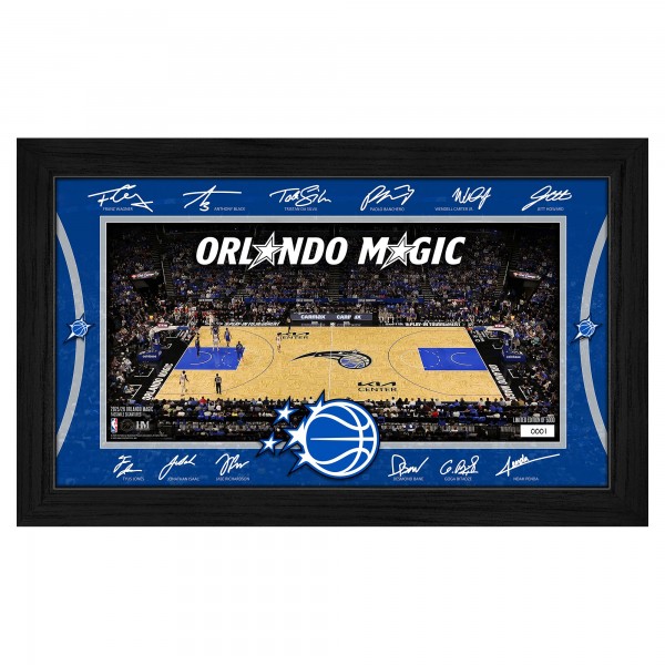 Orlando Magic Highland Mint 2025 Facsimile Signature Court Framed Picture