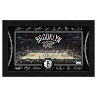 Brooklyn Nets Highland Mint 2025 Facsimile Signature Court Framed Picture