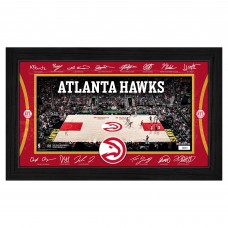 Atlanta Hawks Highland Mint 2025 Facsimile Signature Court Framed Picture