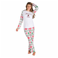 Женская Miami Heat Concepts Sport White Tidings All-Over Print Knit Long Sleeve Top & Pants Set