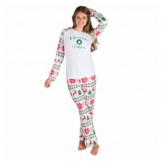 Женская Boston Celtics Concepts Sport White Tidings All-Over Print Knit Long Sleeve Top & Pants Set