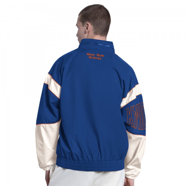 New York Knicks Starter Royal The Gust Full-Zip Hooded Jacket