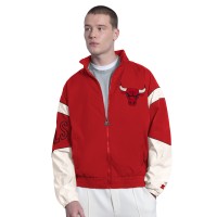 Chicago Bulls Starter Red The Gust Full-Zip Hoodie
