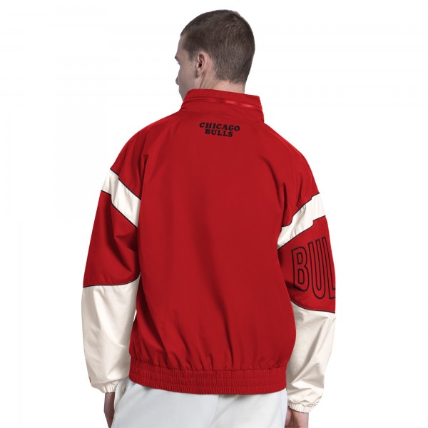 Chicago Bulls Starter Red The Gust Full-Zip Hoodie