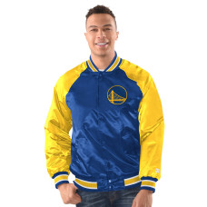 Рубашка Golden State Warriors Starter Royal/Gold Inductee Raglan Varsity Jacket