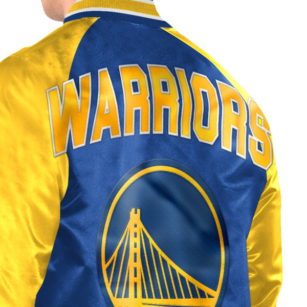 Рубашка Golden State Warriors Starter Royal/Gold Inductee Raglan Varsity Jacket