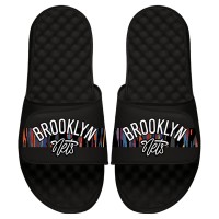 Brooklyn Nets ISlide Unisex 2025/26 City Edition Slide Sandals – Black