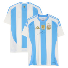 Джерси с автографом Lionel Messi Argentina National Team Fanatics Authentic Argentina 2024-25 Home adidas - Front Signed