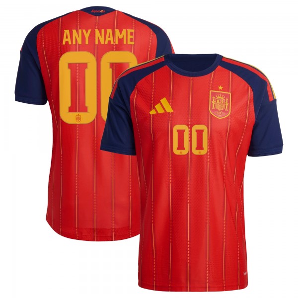 Именная джерси Spain National Team adidas FIFA x World Cup 2026 Home On Field Authentic - Red