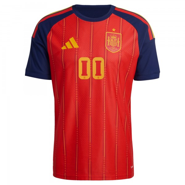 Именная джерси Spain National Team adidas FIFA x World Cup 2026 Home On Field Authentic - Red