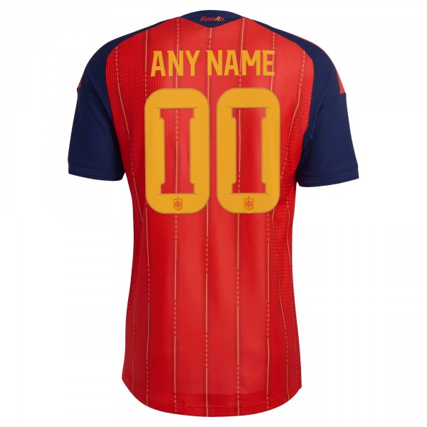 Именная джерси Spain National Team adidas FIFA x World Cup 2026 Home On Field Authentic - Red