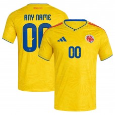 Colombia National Team adidas FIFA x World Cup 2026 Home Replica Custom Jersey - Yellow