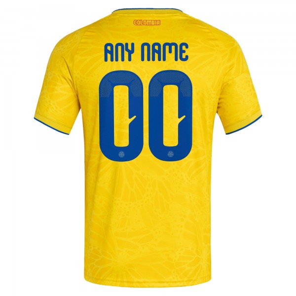 Colombia National Team adidas FIFA x World Cup 2026 Home Replica Custom Jersey - Yellow