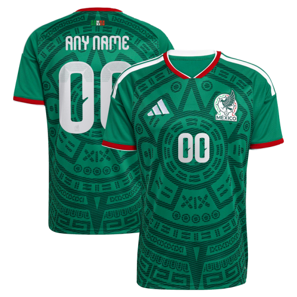 Mexico National Team adidas 2026 Home Replica Custom Jersey - Green