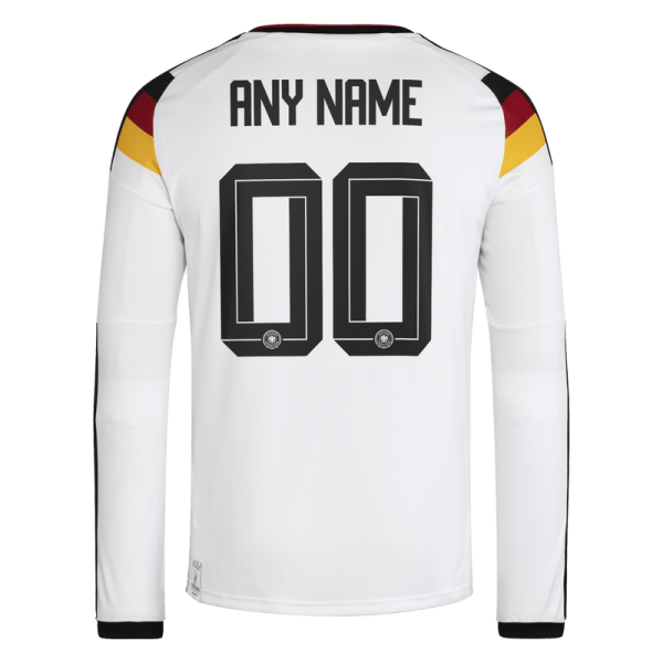 Germany National Team adidas FIFA x World Cup 2026 Home Replica Long Sleeve Custom Jersey - White