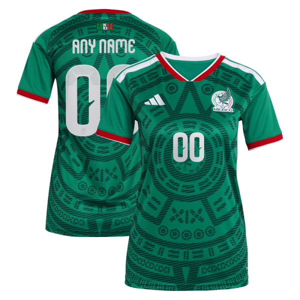Mexico National Team adidas Wo2026 Home Replica Custom Jersey - Green