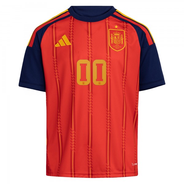 Подростковая Spain National Team adidas FIFA x World Cup 2026 Home Replica Custom Jersey - Red