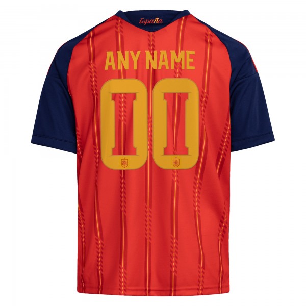 Подростковая Spain National Team adidas FIFA x World Cup 2026 Home Replica Custom Jersey - Red