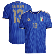 Джерси Riccardo Calafiori Italy National Team adidas 2026 Home Authentic - Blue