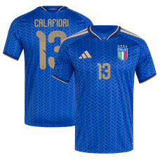 Riccardo Calafiori Italy National Team adidas 2026 Home Replica Jersey - Blue