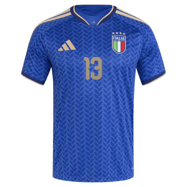 Riccardo Calafiori Italy National Team adidas 2026 Home Replica Jersey - Blue