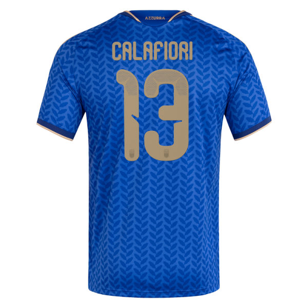 Riccardo Calafiori Italy National Team adidas 2026 Home Replica Jersey - Blue