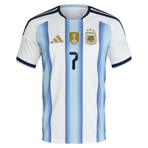 Rodrigo De Paul Argentina National Team adidas 2026 Home Replica Jersey - White