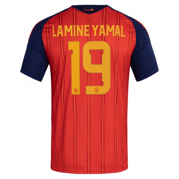 Lamine Yamal Spain National Team adidas 2026 Home Replica Jersey - Red
