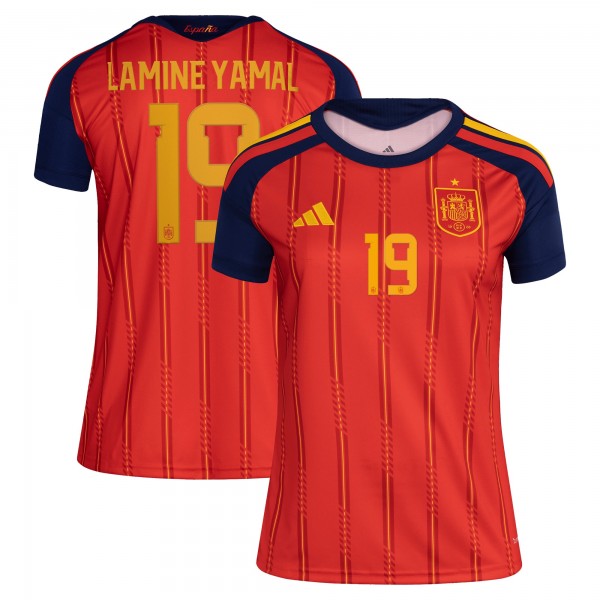 Lamine Yamal Spain National Team adidas Wo2026 Home Replica Jersey - Red