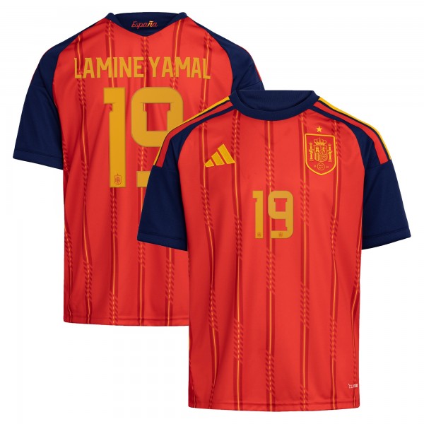 Подростковая Lamine Yamal Spain National Team adidas 2026 Home Replica Jersey - Red