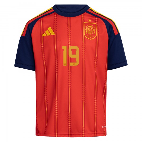 Подростковая Lamine Yamal Spain National Team adidas 2026 Home Replica Jersey - Red