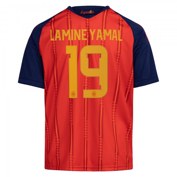 Подростковая Lamine Yamal Spain National Team adidas 2026 Home Replica Jersey - Red