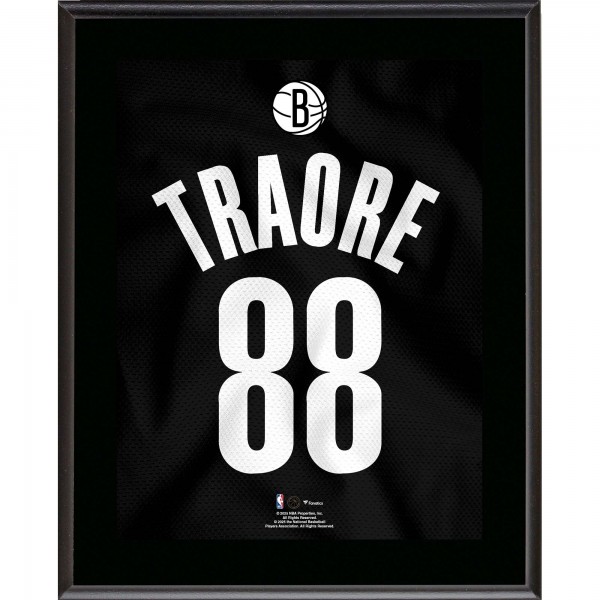 Nolan Traoré Brooklyn Nets Fanatics Authentic 10.5 x 13 Jersey Number Sublimated Player Plaque
