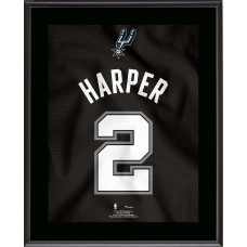 Dylan Harper San Antonio Spurs Fanatics Authentic 10.5 x 13 Jersey Number Sublimated Plaque