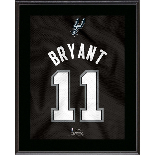 Carter Bryant San Antonio Spurs Fanatics Authentic 10.5 x 13 Jersey Number Sublimated Plaque