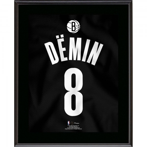 Egor Dëmin Brooklyn Nets Fanatics Authentic 10.5 x 13 Jersey Number Sublimated Player Plaque