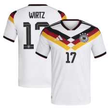 Джерси Florian Wirtz Germany National Team adidas 2026 Home Authentic - White