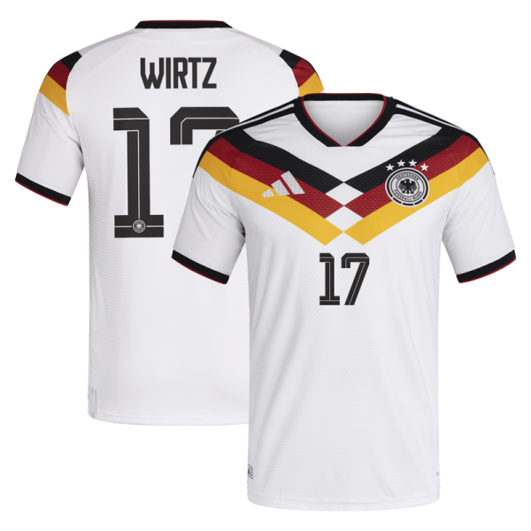 Джерси Florian Wirtz Germany National Team adidas 2026 Home Authentic - White