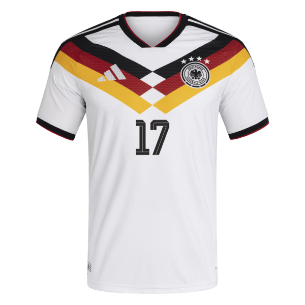 Джерси Florian Wirtz Germany National Team adidas 2026 Home Authentic - White