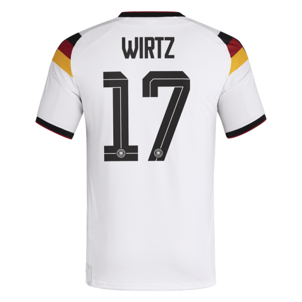 Джерси Florian Wirtz Germany National Team adidas 2026 Home Authentic - White