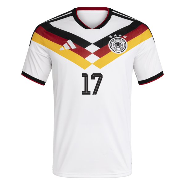 Florian Wirtz Germany National Team adidas 2026 Home Replica Jersey - White