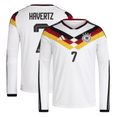 Kai Havertz Germany National Team adidas 2026 Home Replica Long Sleeve Jersey - White