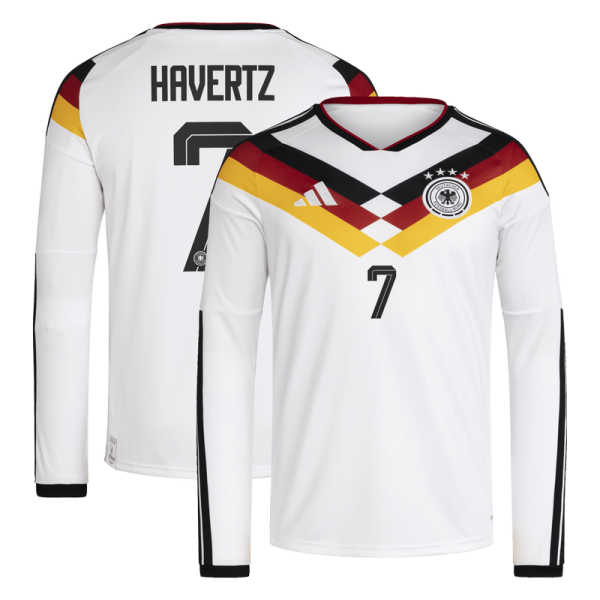 Kai Havertz Germany National Team adidas 2026 Home Replica Long Sleeve Jersey - White