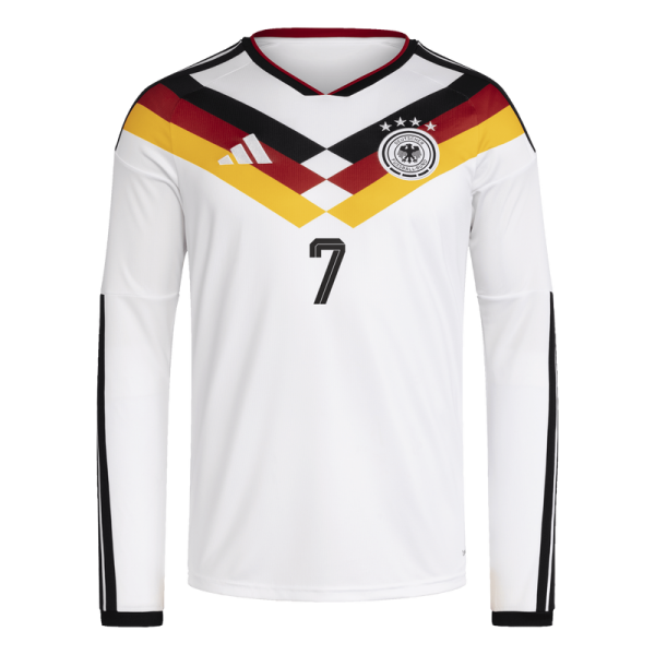 Kai Havertz Germany National Team adidas 2026 Home Replica Long Sleeve Jersey - White