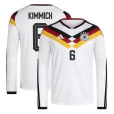 Joshua Kimmich Germany National Team adidas 2026 Home Replica Long Sleeve Jersey - White