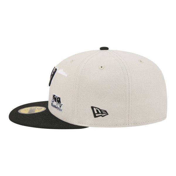 Бейсболка San Antonio Spurs New Era Tan/Black Localized City Icon 59FIFTY