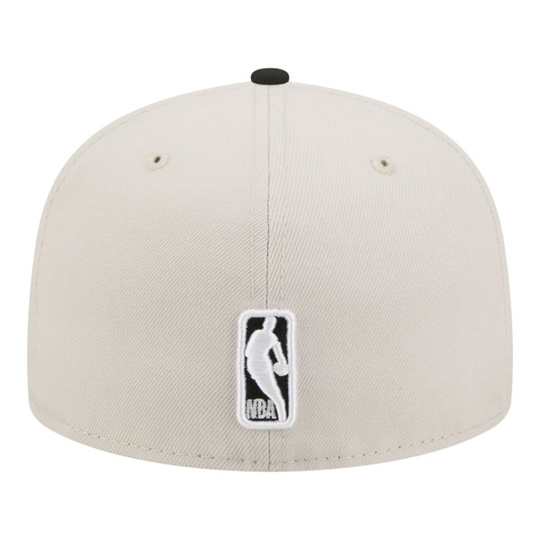 Бейсболка Brooklyn Nets New Era Tan/Black Localized City Icon 59FIFTY